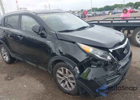 2016 Kia Sportage Lx из США, поврежденный, VIN KNDPBCAC8G7869272